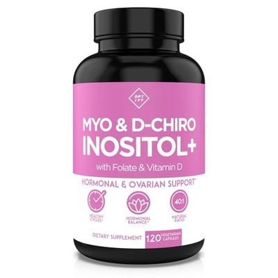 Optify Women Myo-Inositol D-Chiro Inositol Supplement W/ Folate and Vitamin D