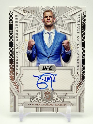 Ian Machado Garry #PGS-IMG 2024 Topps Royalty UFC Pursuit of Greatness Signature card