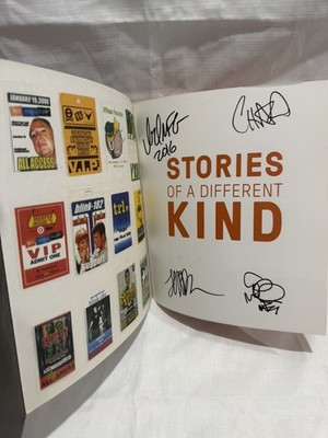 SIGNED New Found Glory - Pop Punk Band - Stories Of A Different Kind - Book
