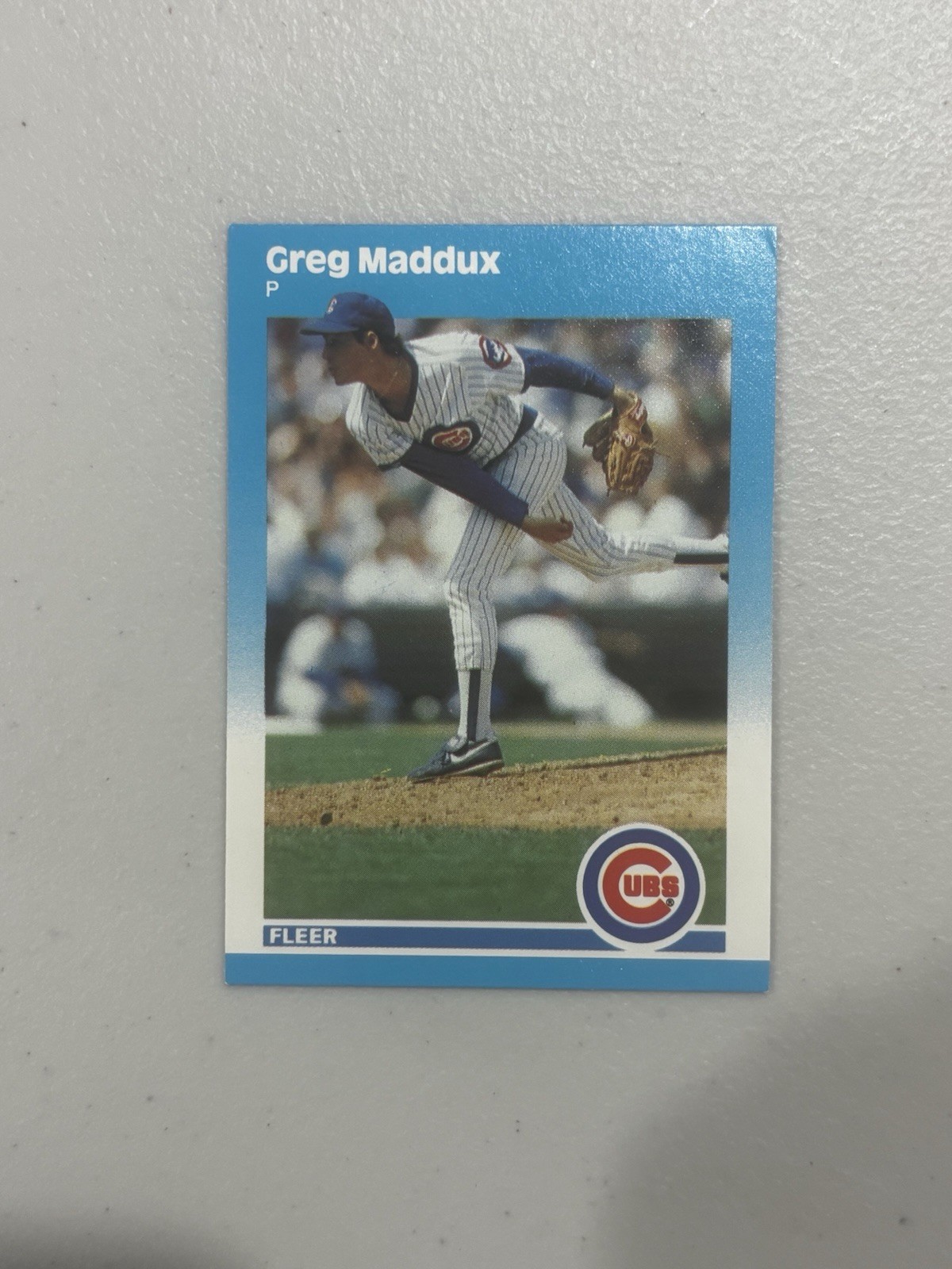 1987 Fleer Update - Greg Maddux #U-68 Collector's Edition Glossy (RC)