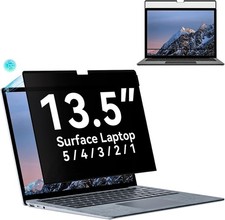 Privacy Filter for 13.5 Inch Surface Laptop 6/5/4/3/2/1, Easy On/Off Anti-Glare