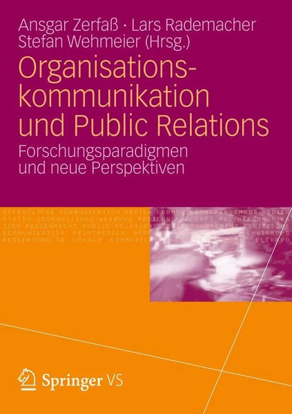 Organisationskommunikation Und Public Relations | Ansgar Zerfaß (U. A.) | Buch-image