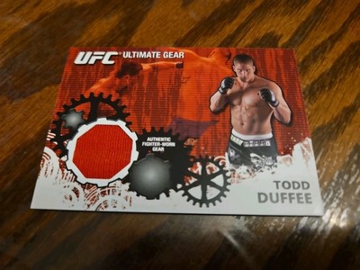 2010 Topps Series 4 Ultimate Gear Fighter-Worn Relic Card Todd Duffee #UG-TD