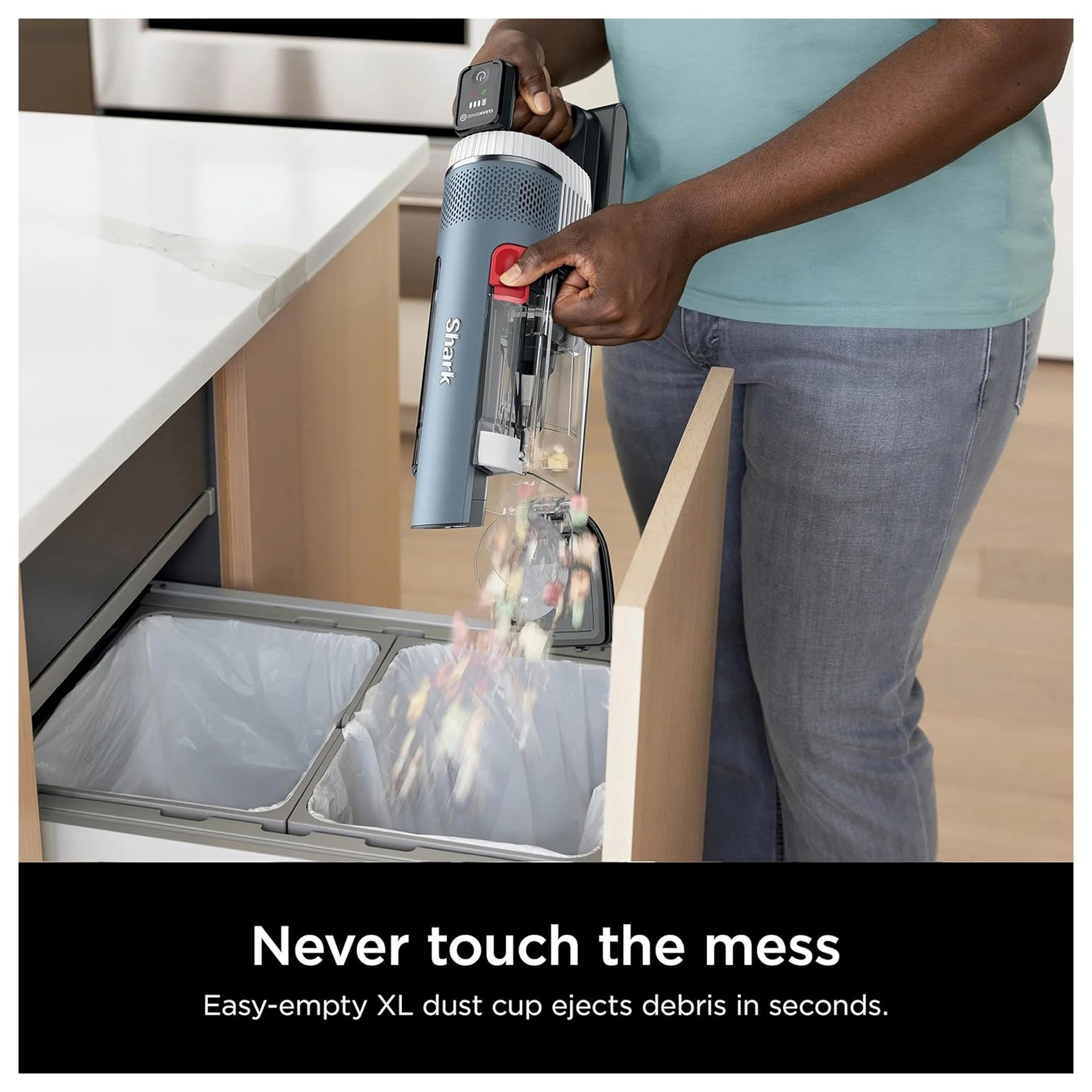 Shark Stratos Cordless Vacuum, Clean Sense IQ & DuoClean PowerFins (Refurbished) alternate view 2