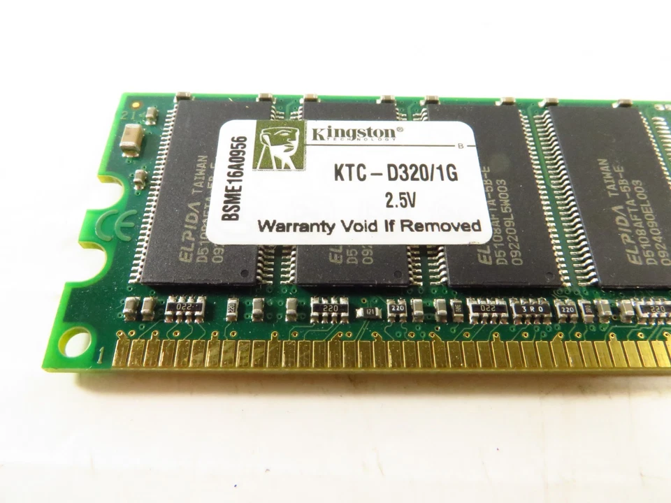 Kingston ValueRAM 1 GB DIMM 333 MHz DDR SDRAM Memory (KTC-D320/1G) - Image 2 of 3