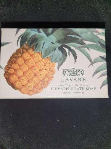 Lavare Ananas Badeseife * XL - 12oz/340g * Geschenkbox / pflanzliche Basis. - Bild 1 von 5