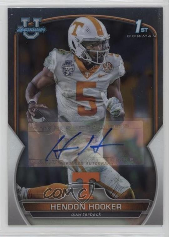 2022 Bowman U Chrome Chrome Prospect Auto Hendon Hooker #21 Auto