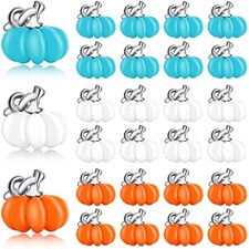 Hicarer 27 Pieces Fall Pumpkin Charms Alloy Pendants DIY Halloween Cha
