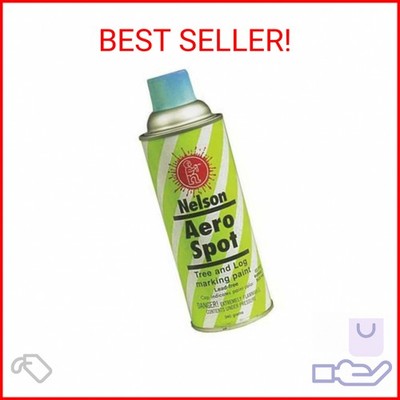 Tree and Log Marking Aerosol Paint, 12 oz., Blue, Solvent -Based