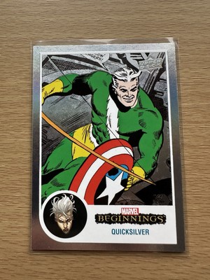 2022 Upper Deck Marvel Beginnings Vol 2 Series 1 Flipped FX Quicksilver #FFX65 