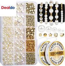 Pearl Beads for Bracelets, 720PCS Bracelet Making Kit for Adult, Bracelet Bead K