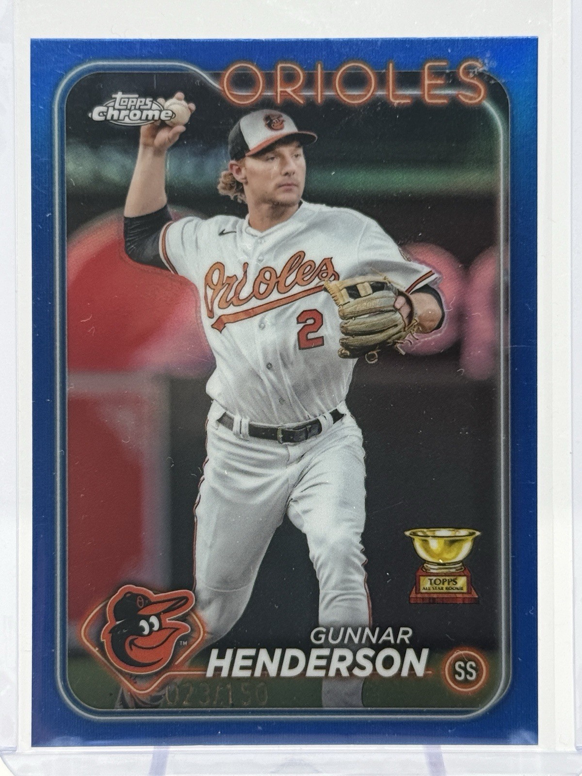 2024 Topps Chrome - Gunnar Henderson #36 Blue Refractor /150