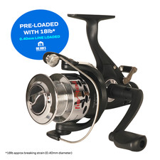Carp Baitrunner Reel PRE-LOADED LINE +SPARE SPOOL Baitfeeder Freespool FTFS 4000