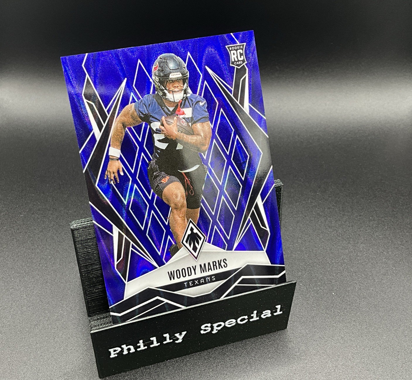 2025 Panini Phoenix Woody Marks #236 BLUE SEISMIC /35 - ROOKIE SP