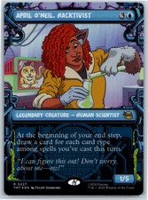 April O'Neil, Hacktivist (Showcase) Foil Teenage Mutant Ninja Turtles 227 NM MTG