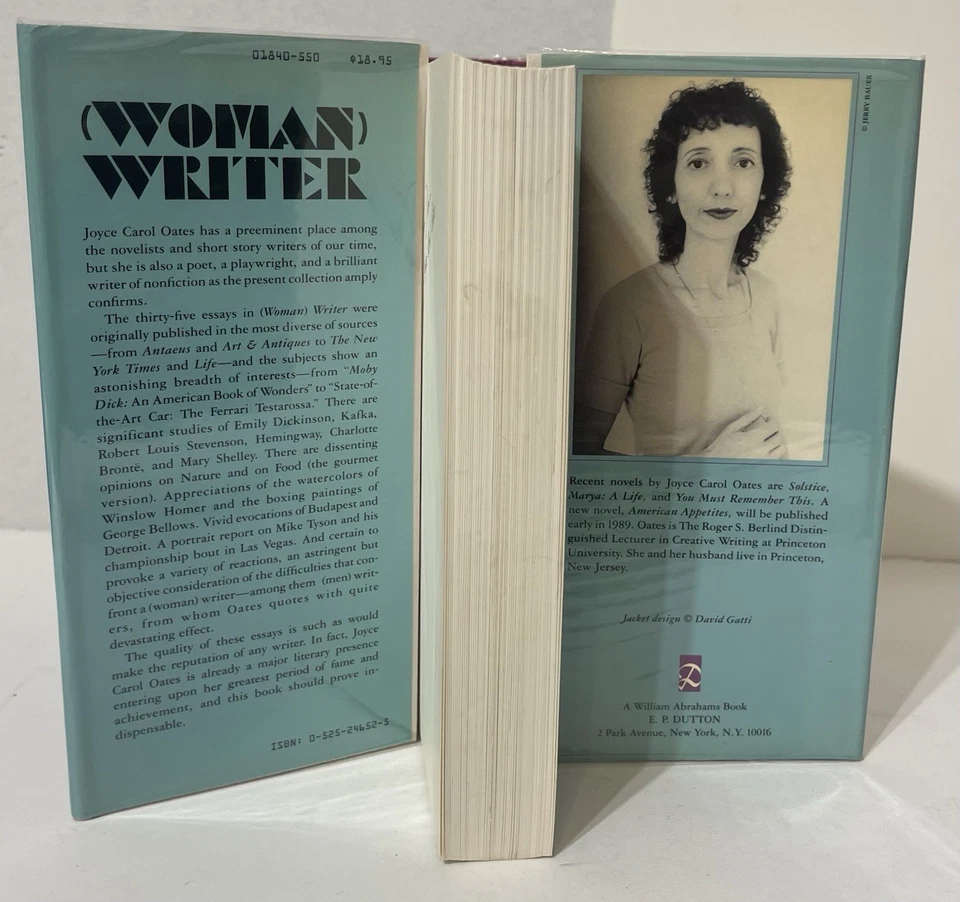(WOMAN) WRITER. OCCASIONS AND OPPORTUNITIES - 1ST ED SIGNED BY JOYCE CAROL OATES Foto 4 de 4