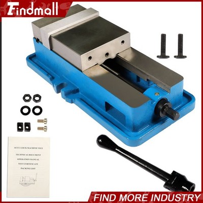 Findmall Lockdown CNC 5'' Milling Machine Bench Vise Clamping Vice Without Base