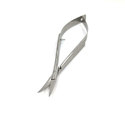  Micro Dissecting Scissors Straight/Curved Stainless Steel for Lab Work 