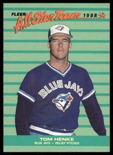 1988 Fleer #2 Tom Henke All-Star Team 069309