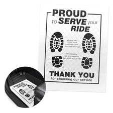 White Car Paper Floor Mats Disposable Car Carpet Protector Paper Floor 50Pcs