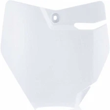 Acerbis KTM Front Number Plate-SX 65-2016-2023-White - Motocross Dirt Bike Offro