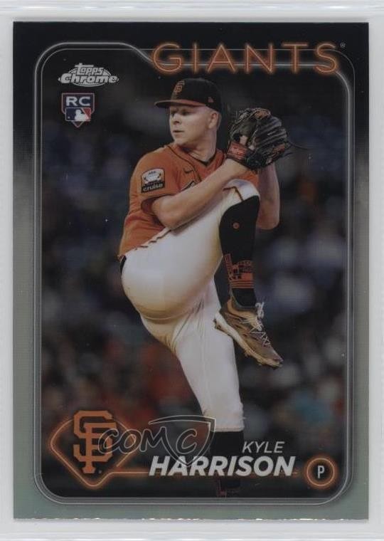 2024 Topps Chrome Refractor Kyle Harrison #191 2l4