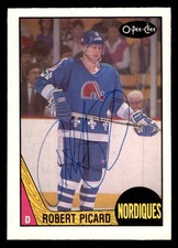 1987 OPC O-Pee-Chee Hockey #248 Robert Picard Signed Autograph (no COA) *d2