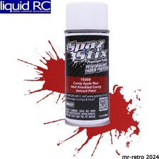 Spaz Stix 15059 Candy Apple Red Aerosol Paint 3.5oz Can