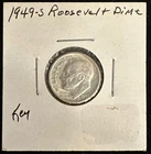 1949 S Roosevelt Dime AU/BU Uncirculated 90% Silver