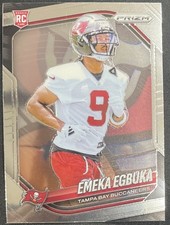 Panini Prizm Emeka Egbuka #351 Tampa Bay Buccaneers Rookie 2025 NFL Card