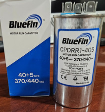 40+5  40/5 uF MFD 370/440V 440 VAC HVAC Universal Dual Run Capacitor HVAC AC NEW