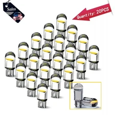 20X Light Bulbs White T10 194 168 W5W 2825 LED Interior Map Dome License Plate