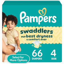 Swaddlers Diapers, Size S4, 66 Count (Select for More Options) 0.42 per diaper