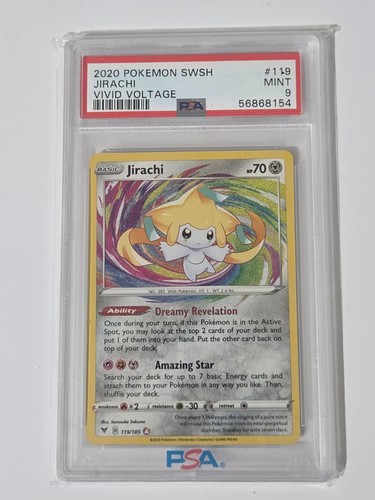 Jirachi graded PSA 9 for sale on eBay