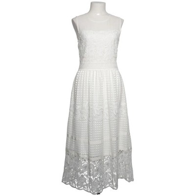 Hallhuber Donna, Kleid, Größe: 36, Weiß, Polyester, Blumen, Spitze, Damen #S68