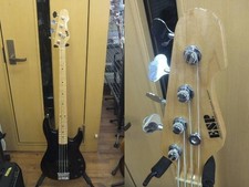 Basso Elettrico ESP AP/M BLK Active Nero
