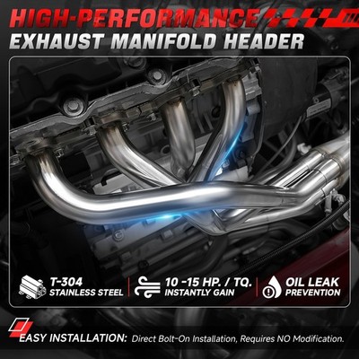 4-1 Stainless Steel Header Exhaust Manifold for 00-04 Ford Focus