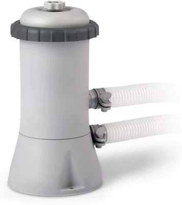 Intex Kartuschenfilterpumpe Grau Poolfilter 3407L/h 12V 32mm 28638GS - Bild 1 von 4