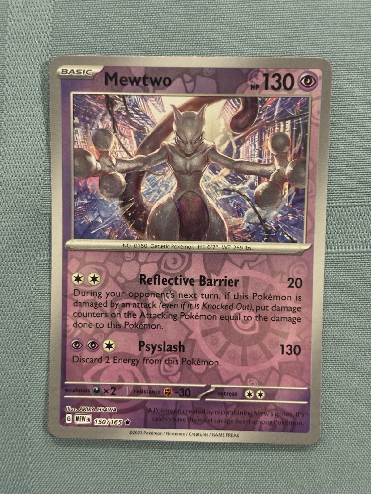 Mewtwo Reverse Holofoil [MEW - 150/165] Pokemon Card SV: Scarlet & Violet 151 NM