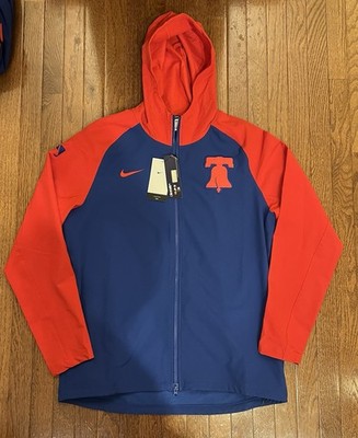 Philadelphia Phillies Nike Authentic Raglan Performance Full Zip Team Jacket