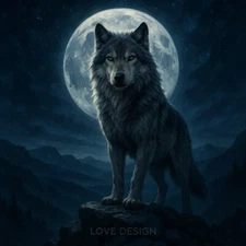 Digital Image Picture Wallpaper Background Desktop wolf AI Art