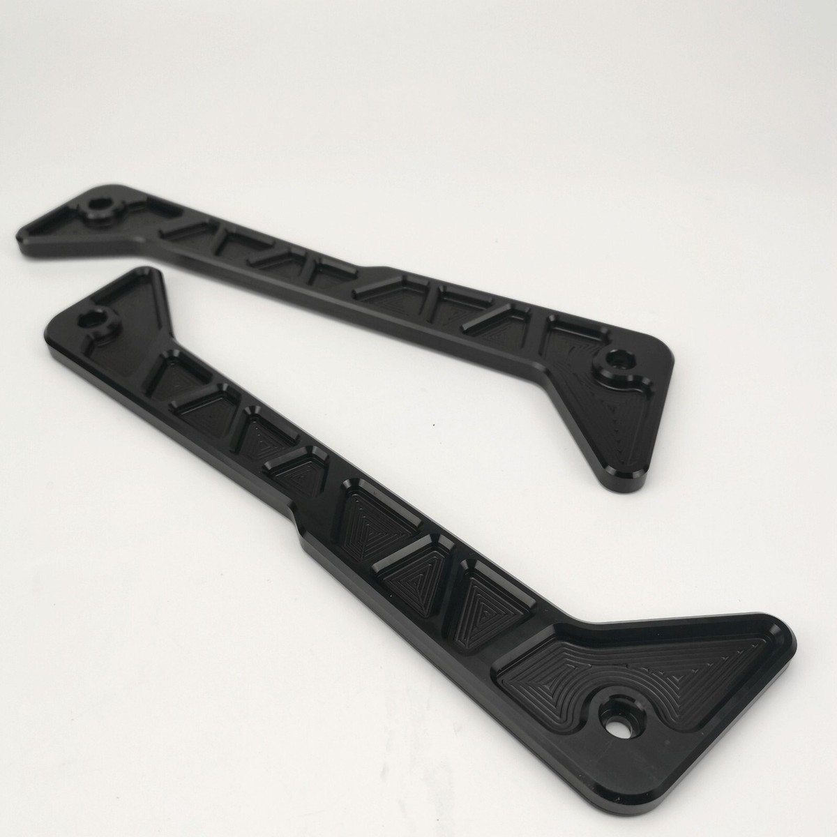 Car & Truck Running Boards & Step Bars CNC Billet Silver Side Step