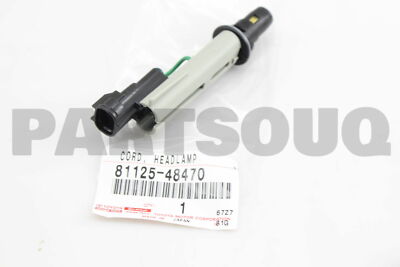 8112548470 Genuine Toyota CORD, HEADLAMP 81125-48470 | eBay