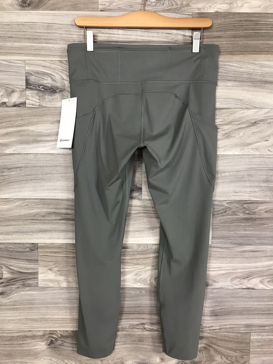 セカンドのみ Lululemon Fast Free 7/8 Tight 25” Nulux Size 12 Grey Sage GRSG