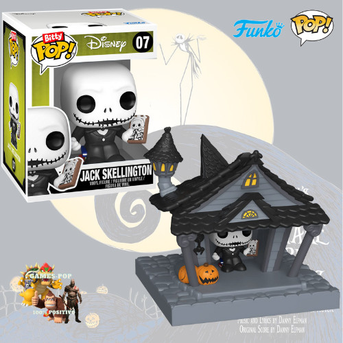 FUNKO BITTY POP TOWN NIGHTMARE BEFORE CHRISTMAS JACK SKELLINGTON W/JACK'S HOUSE