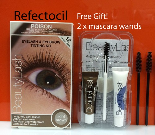 Refectocil Eyelash & Eyebrow tint Kit - 3.1 Light Brown + mascara wands