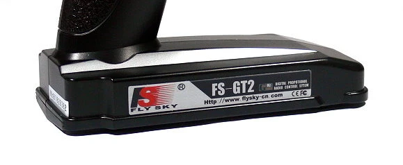 FLYSKY FS GT2 2ch 2.4GHz RC Model Silver Transmitter & Receiver TS904 - Image 3 of 4