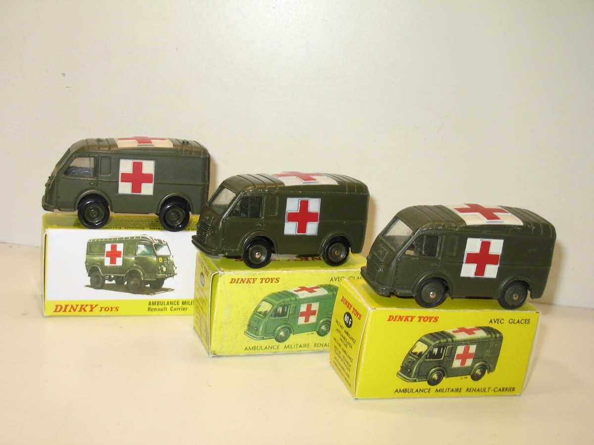 ミニカー DINKY No.80F MILITARY AMBULANCE RENAULT Dinky Toys F No. 80F Renault 1000 KG Military Ambulance