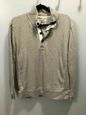 Gray American Eagle Outfitters henley sweatshirt men's size M