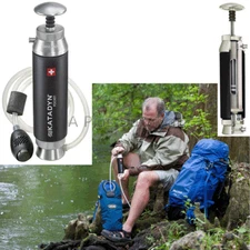 Katadyn Filter Pocket Survival Water Pump Silver 13k Gallon